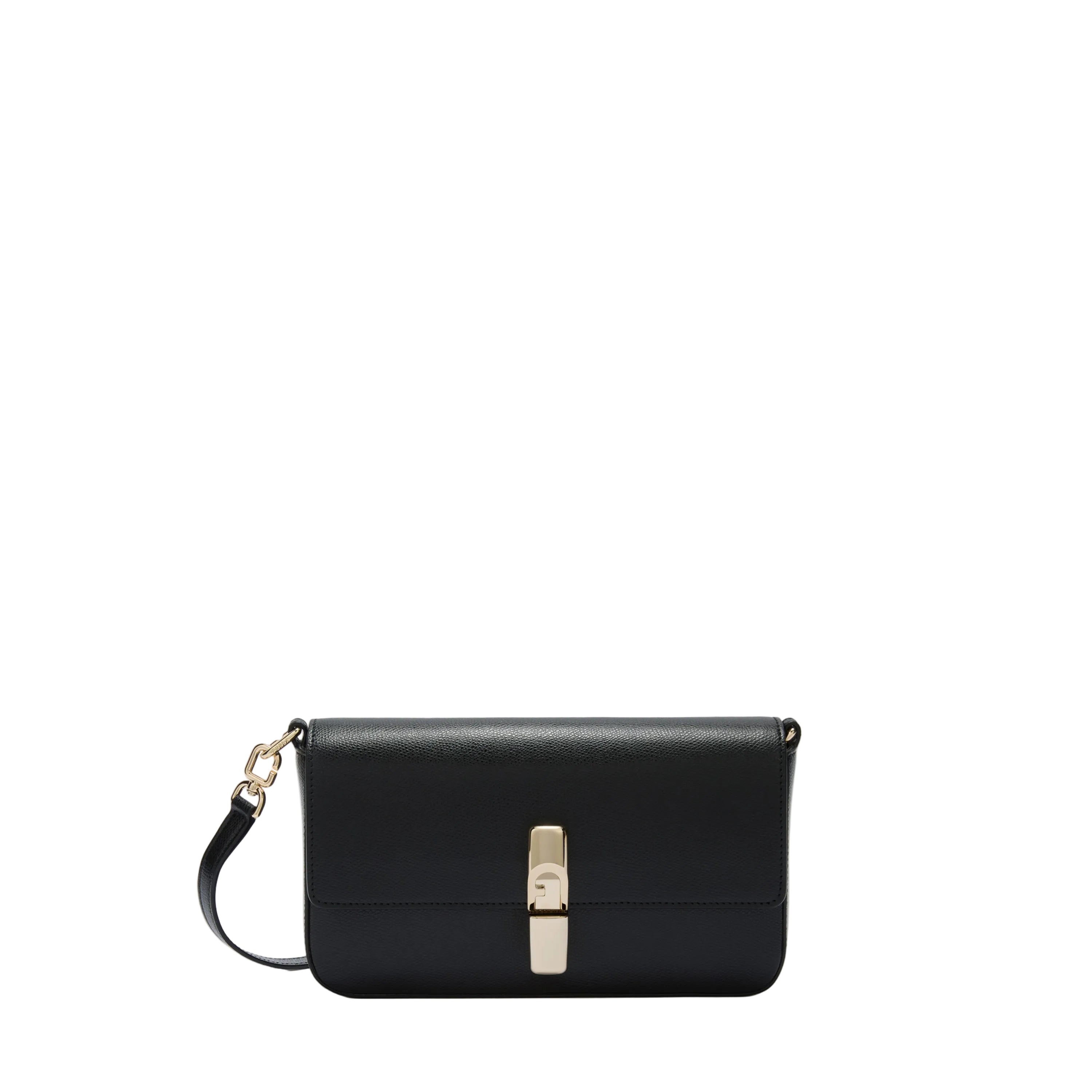 Furla Borsa Donna Nera Tracolla Pelle Iride Logo Borse nero - foto prodotto